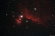 Horsehead and Flaming Star Nebula